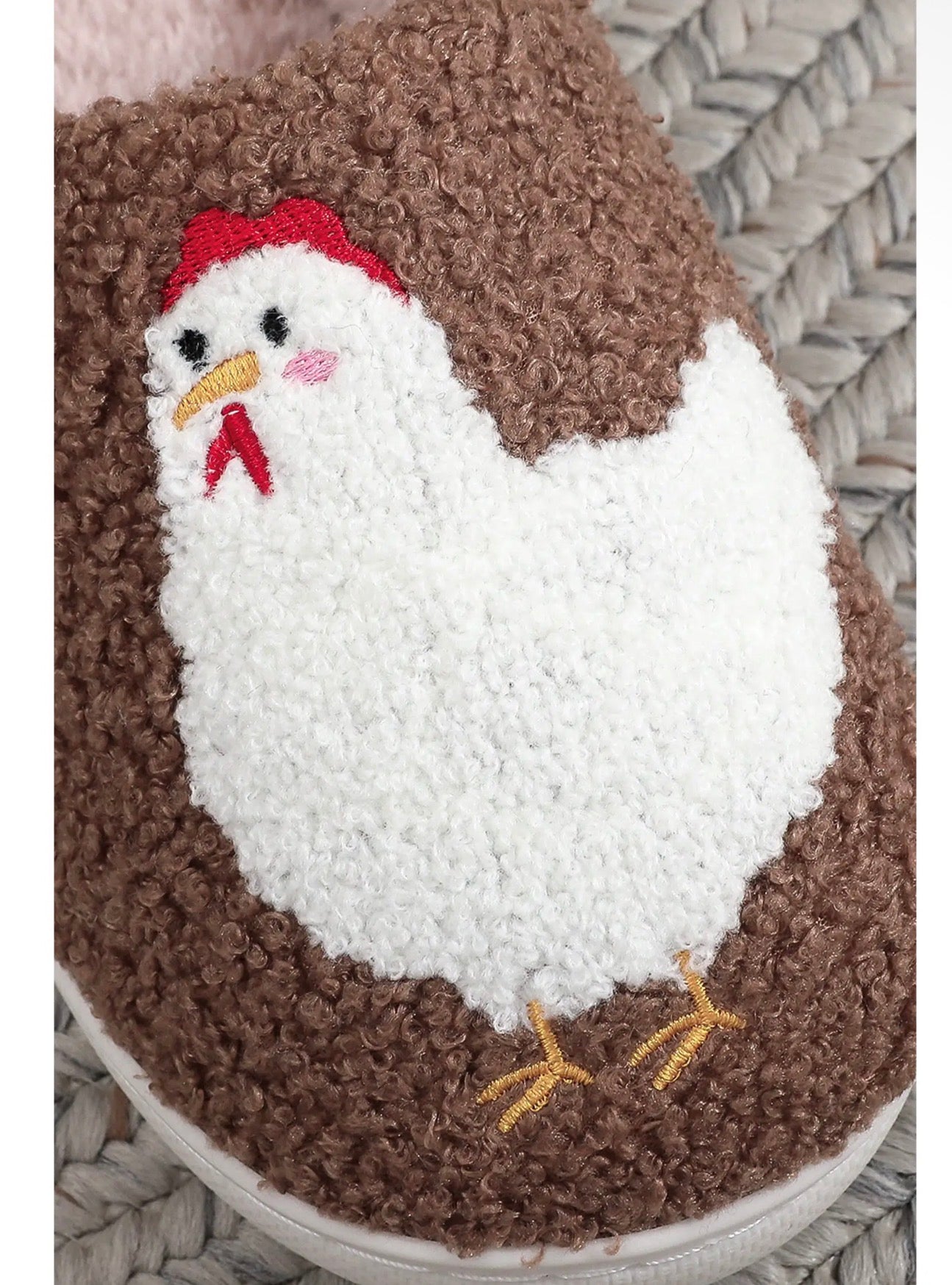 Cute chicken slippers
