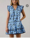 Subtile Tropical Print Dress