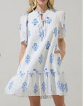 Sugar Lips Blue & White Floral